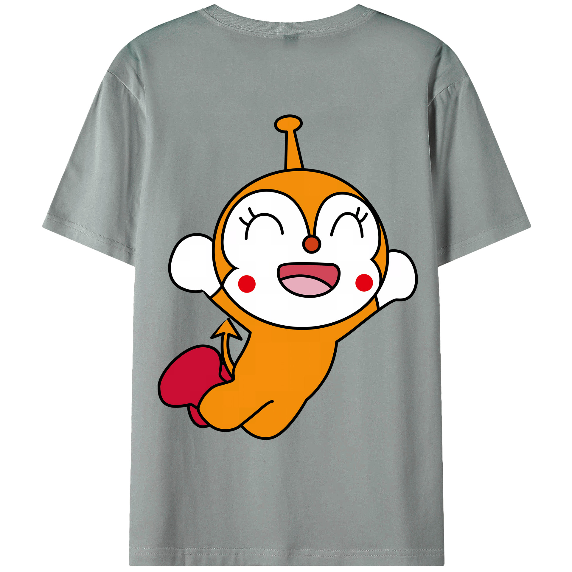 （画像用） アンパンマン Anpanman 綿100％ メンズ半袖Tシャツ（バックプリント） 通気性